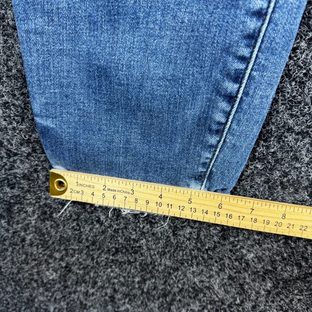 Judy Blue Boyfriend Fit Jeans Medium Wash Raw Hem JB82277MD Size 9/29